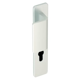 Ensemble palière sur grande plaque GOLF argent épaisseur 38-48 mm