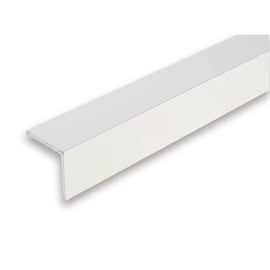 Cornière égale aluminium laquée blanc RAL 9016