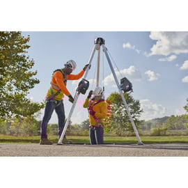 Enrouleur antichute à rappel automatique Workman® à câble en acier inoxydable - 15 m