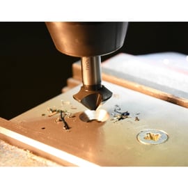 Coffret de fraises à noyer HSS-E5 - Plage de diamètres 12,5 à 25 mm - Nombre de pièces 4