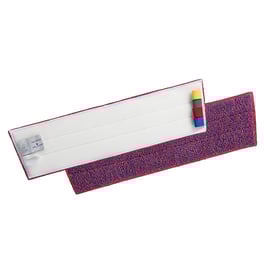 Frange de lavage à scratch PULI-BRUSH - 42-46 x 12 cm - rouge