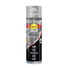 Peinture de finition métallique HARD HAT en aérosol Aluminium brillant - 500 mL