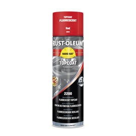 Peinture finition fluorescente HARD HAT en aérosol - rouge - 500 mL