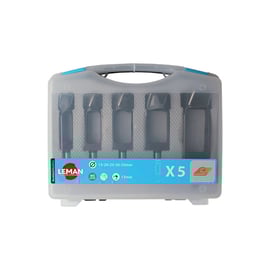 Coffret de 5 mèches à bouchonner - diamètre 15/20/25/30/35 mm - queue 13 mm