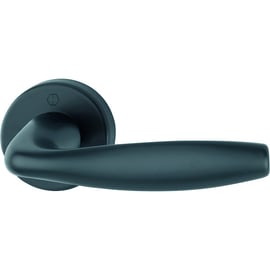 Ensemble sur rosace NEW-YORK noir mat F9714