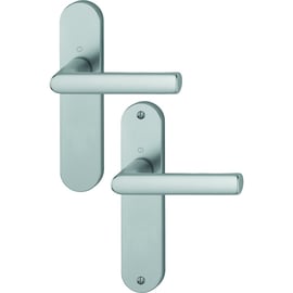 Ensemble sur petite plaque HAMBURG inox F9