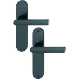 Ensemble sur petite plaque HAMBURG noir mat F9714