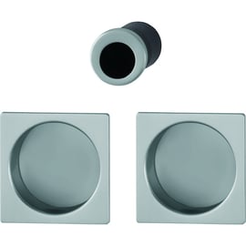 Ensemble poignée carrée pour porte coulissante intérieure SET 5 4921