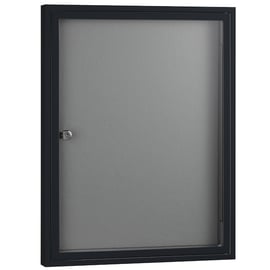 Tableaux d'affichage 4 feuilles fond feutrine gris RAL 7016