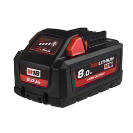 Pack batteries et chargeur pour outillage électroportatif M18 HNRG-802 - 2 batteries 18V 8Ah et 1 batterie RED LITHIUM 12V 4Ah - chargeur rapide