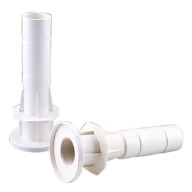 Traversée de paroi blanche pour buse PRESTIGE LINER