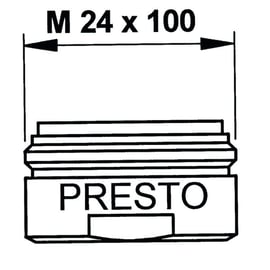 Aérateur mâle - 24 mm