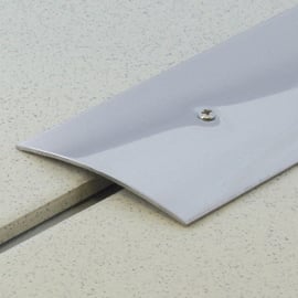 Seuil de porte plat à visser inox brillant