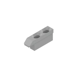 Gâche en applique DS2247 pour fermeture encastrée SILENE gris RAL 9006