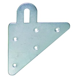 Agrafe d'étagère triangulaire - 71 x 77 mm - acier zingué