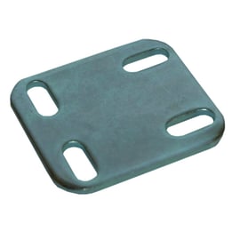 Plaque de fixation 60 x 53 mm - épaisseur 3 mm - acier zingué