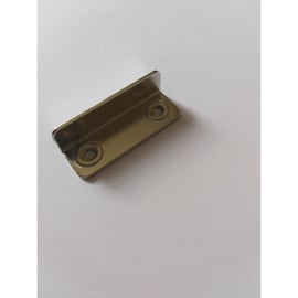 Gâche équerre 35 x 10 mm - acier nickelé