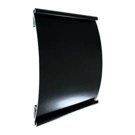 Porte-étiquette et porte-nom sans embouts clipsés