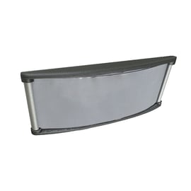 Porte-étiquette et porte-nom avec embouts clipsés