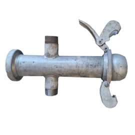 Croix HR type BAUER avec 2 sorties filetées 1"1/2