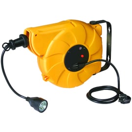 Enrouleur prolongateur automatique BOX ELECTRIC ABE 10 - câble H05VV-F 3G1,5 - 10 m + 1,5 m