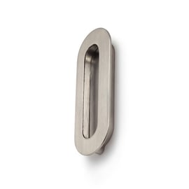 Poignée cuvette de meuble VIGO acier nickelé