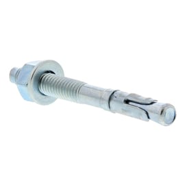 Goujon d'ancrage FIX S avec écrou et rondelle Zinc Diamètre 6 mm électrogalvanisé