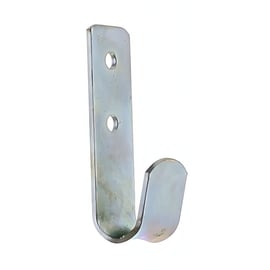 Crochet de bâchage à visser acier zingué 70 x 20 x 2 mm