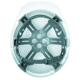 Casque de protection EVO®2 ventilé avec porte-badge - blanc