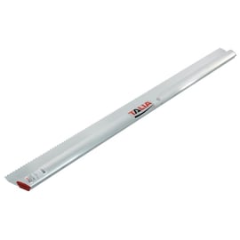 Règle de maçon crantée forme H avec profil fermé en aluminium