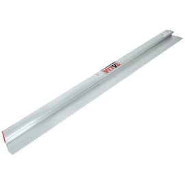 Règle de maçon crantée forme H avec profil fermé en aluminium