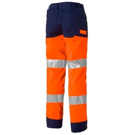 Pantalon haute visibilité LUKLIGHT orange/marine - 48