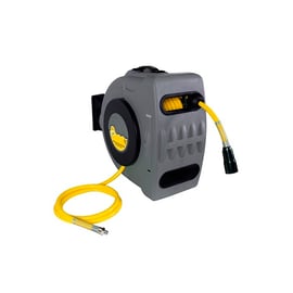 Enrouleur plastique avec tuyau pour air comprimé 20 mètres 3/8" Gaz