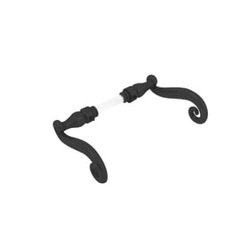 Béquille double AQUITAINE fer époxy noir