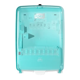 Distributeur mural de papier d'essuyage pour poste de lavage turquoise W6