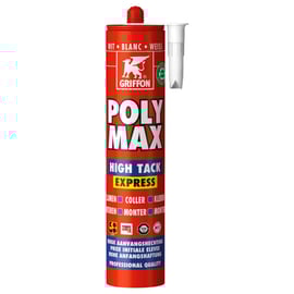 Colle de montage sans solvants Poly Max® High Tack Express à base polymère - 435 g