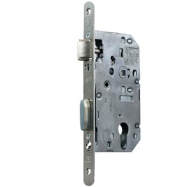 Serrure à larder 1 point série D450 têtière inox