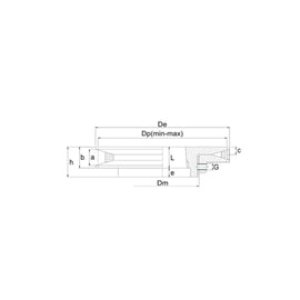 Poulie variable moyeu amovible