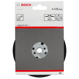 Plateau de ponçage pour meuleuse M14 diamètre 125 mm - souple