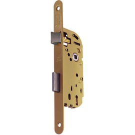 Serrure à larder 1 point D15 clé L axe 40 mm bronze