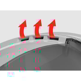 Casque de protection EVO® VISTAlens® ventilé - blanc