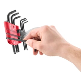 Jeu de 7 clés mâles Torx® et Résistorx® T10 à T40