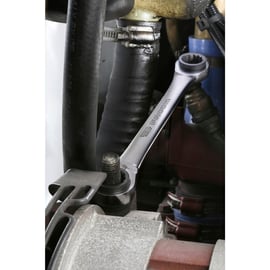 Jeu de 2 clés polygonales à cliquet droites multi-ouverture 64C.J2PB - 8 à 19 mm