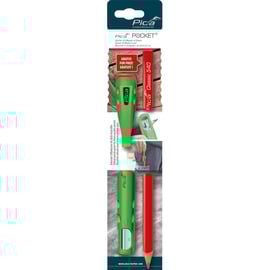 Porte crayon/marqueur pocket avec 2 crayons de charpentier