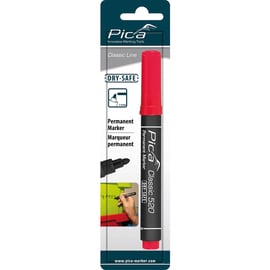 Marqueur DRY SAFE pointe ogive 1-4 mm - rouge