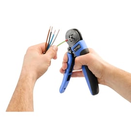 Pince à sertir 360° SERKAN - Capacité : 0,14 à 10 mm