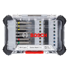 Embouts de vissage Extra Hard avec porte embout, tournevis et douilles vissage 6 empreintes en Coffret de 44 pièces
