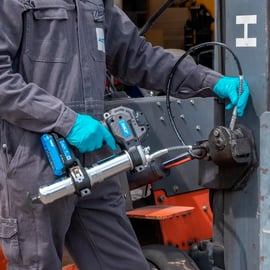 Pompe à graisse sur batterie sur TLGB 21 - 230 V
