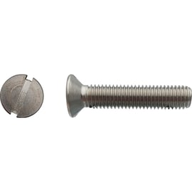 Vis à métaux tête fraisée fendue Inox A2
