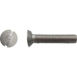 Vis à métaux tête fraisée fendue Inox A4
